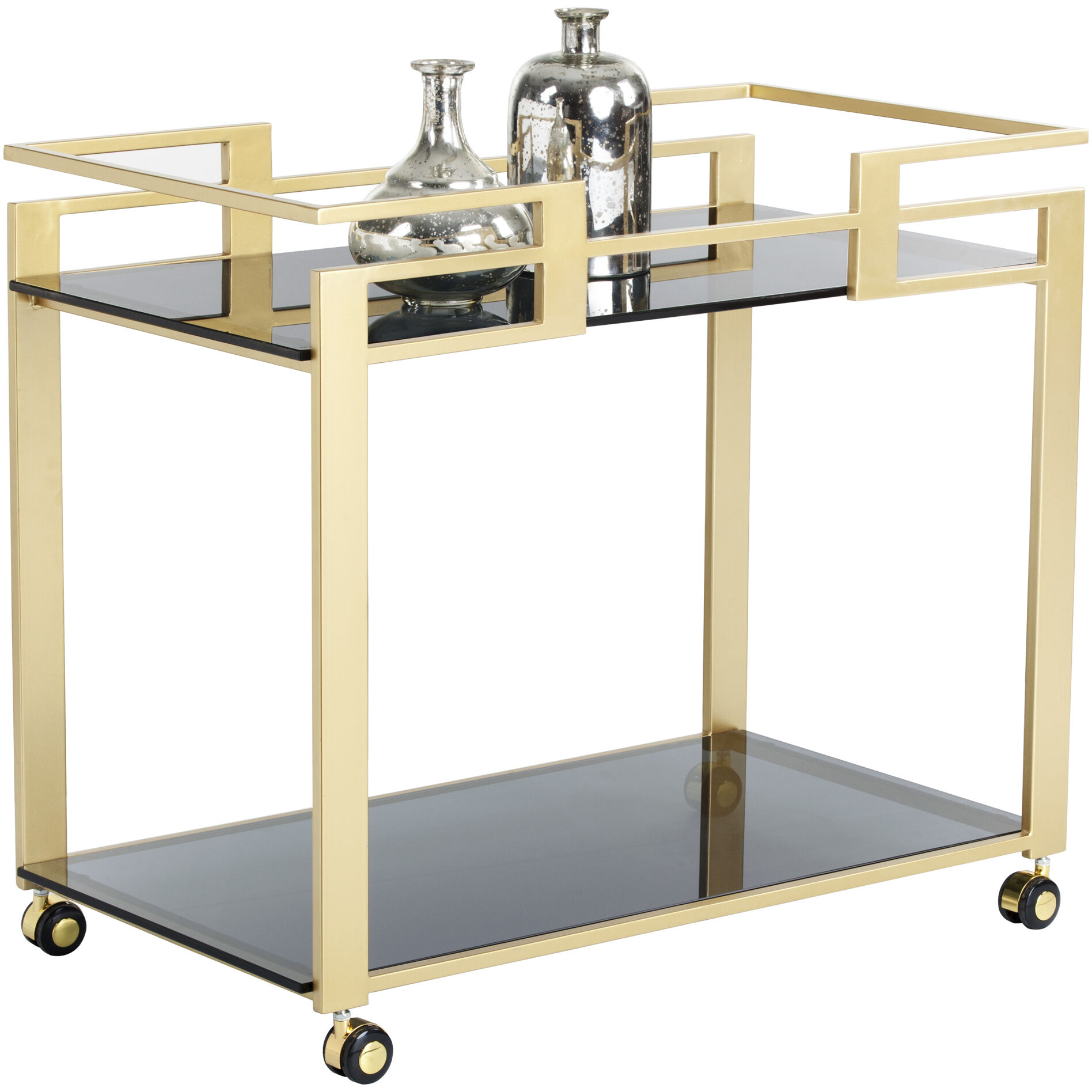 Avondale Black / Gold Bar Cart